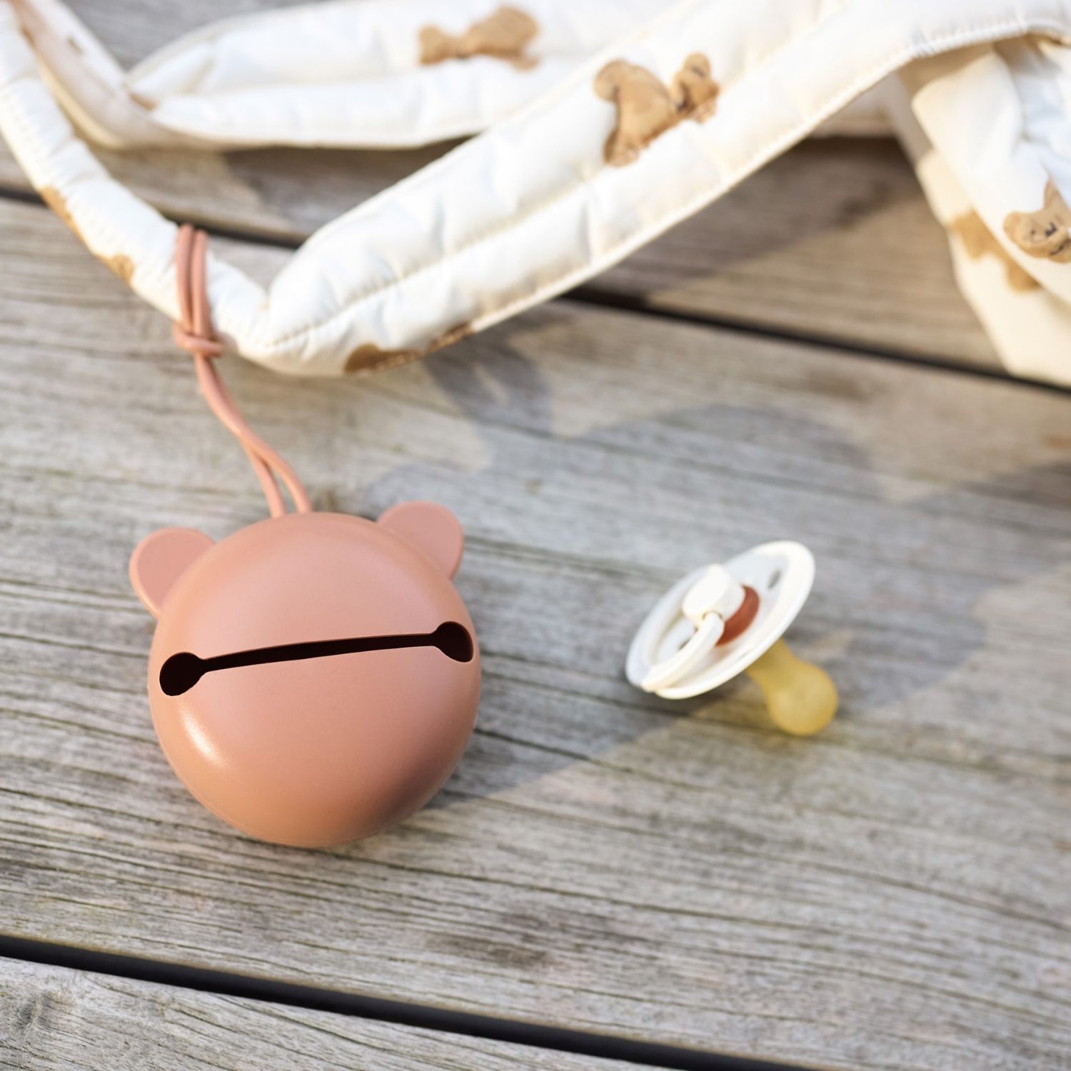 Jollein - Range sucette en silicone Light Terra