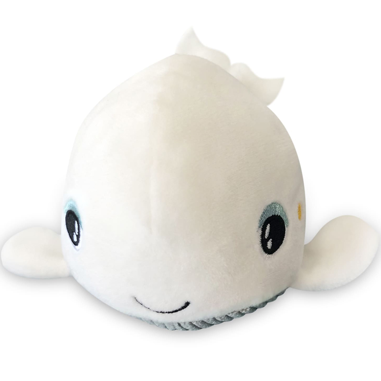 Hochet peluche lumineux baleine Shakie (Pabobo) - Image 1