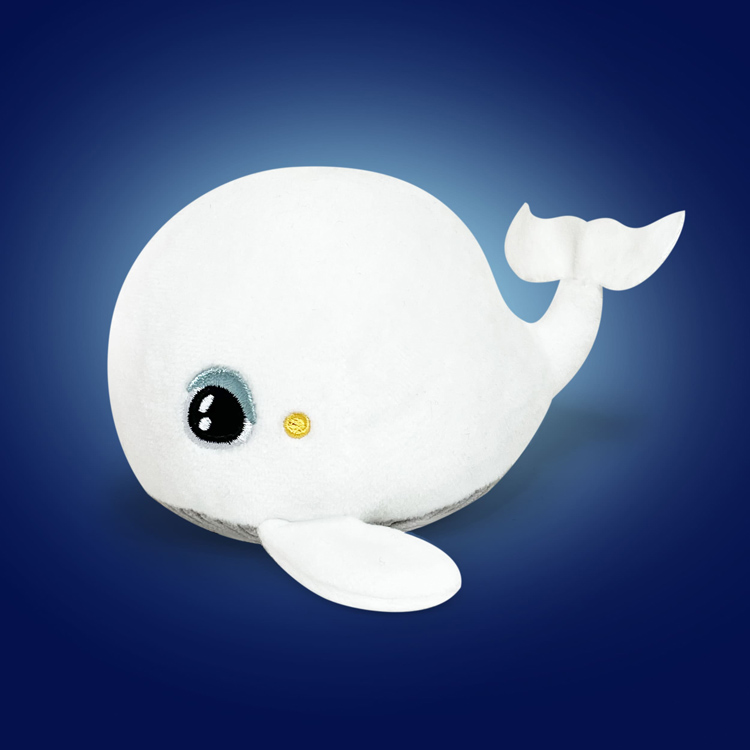 Hochet peluche lumineux baleine Shakie (Pabobo) - Image 4