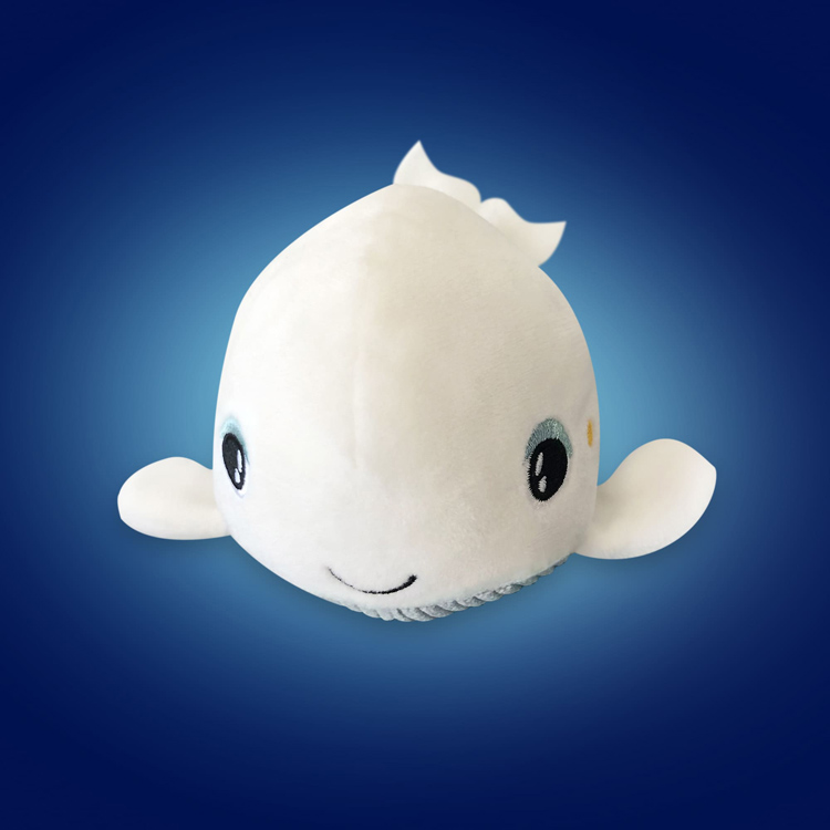 Hochet peluche lumineux baleine Shakie (Pabobo) - Image 5
