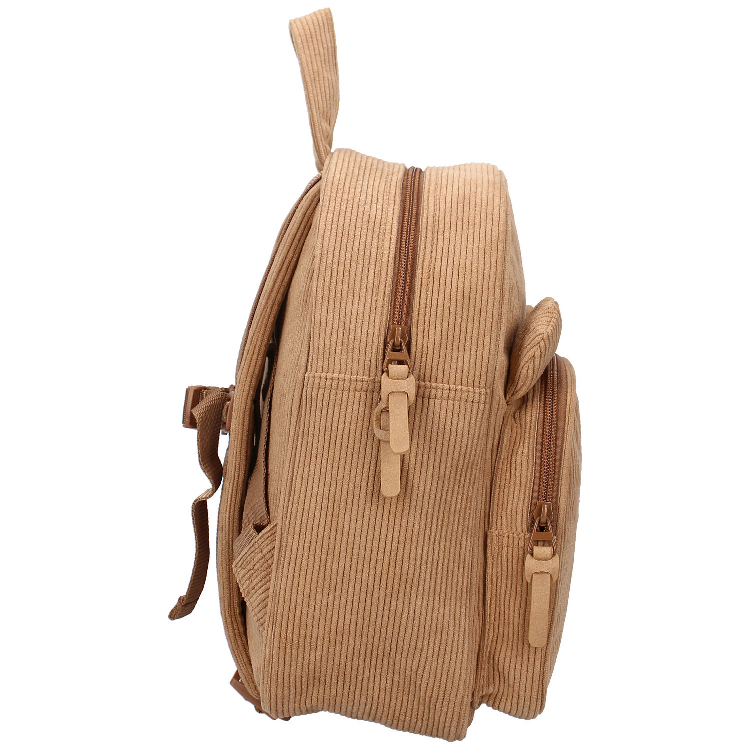 Sac à dos enfant Beary Excited Ourson côtelé beige (31 cm) (Kidzroom) - Image 1