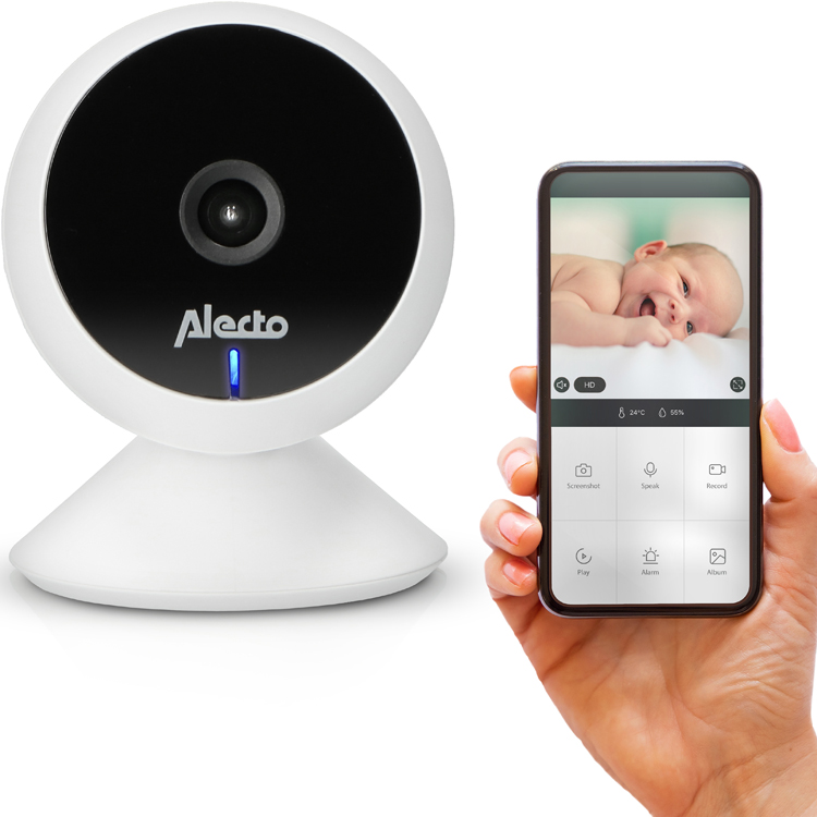 Babyphone Wifi avec caméra Smartbaby blanc (Alecto) - Image 5