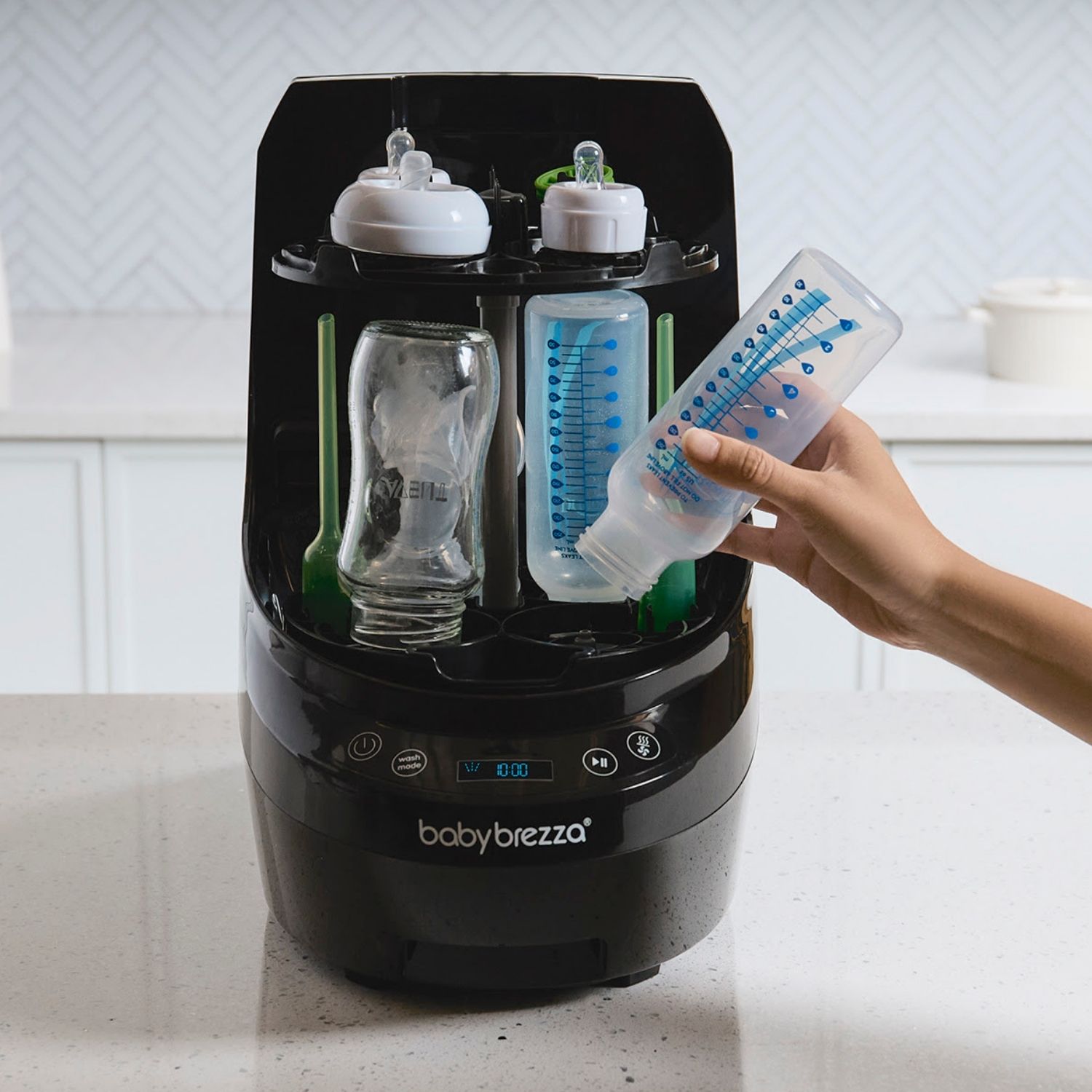 Stérilisateur et sécheur Bottle Washer Pro noir (babybrezza) - Image 1