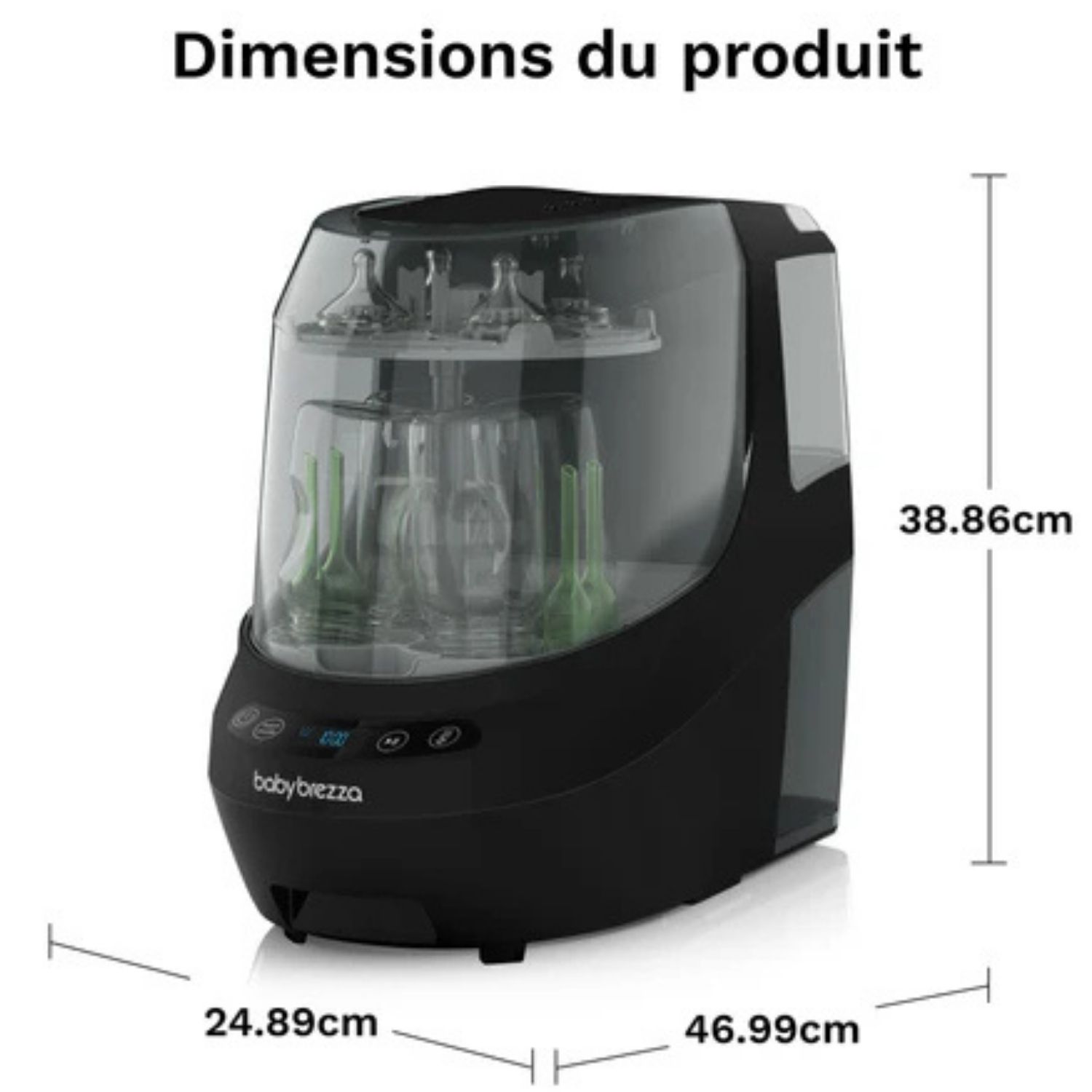 Stérilisateur et sécheur Bottle Washer Pro noir (babybrezza) - Image 6