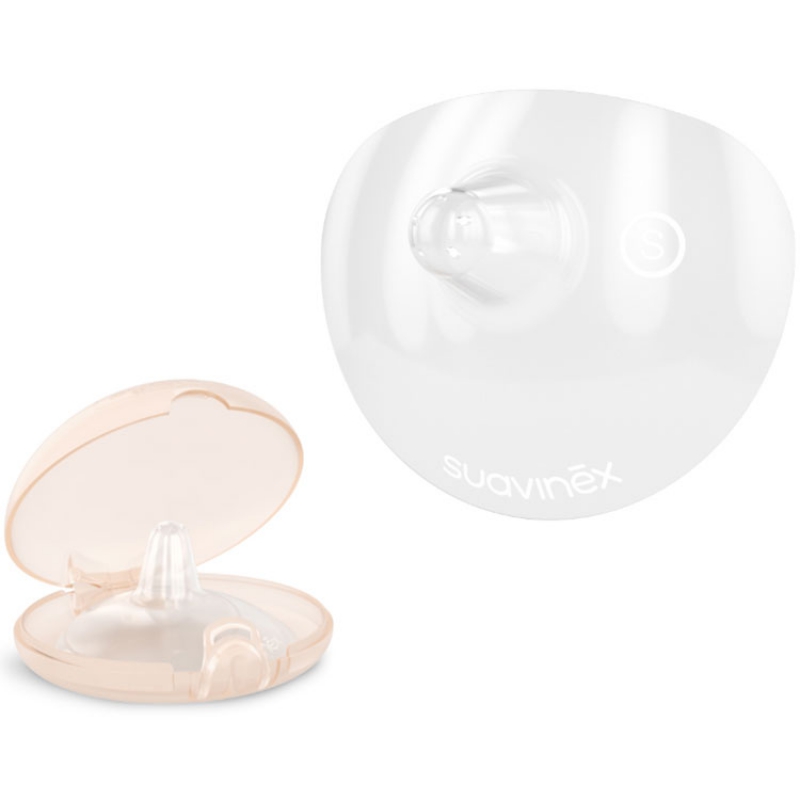 Suavinex - Lot de 2 bouts de sein en silicone (taille S)