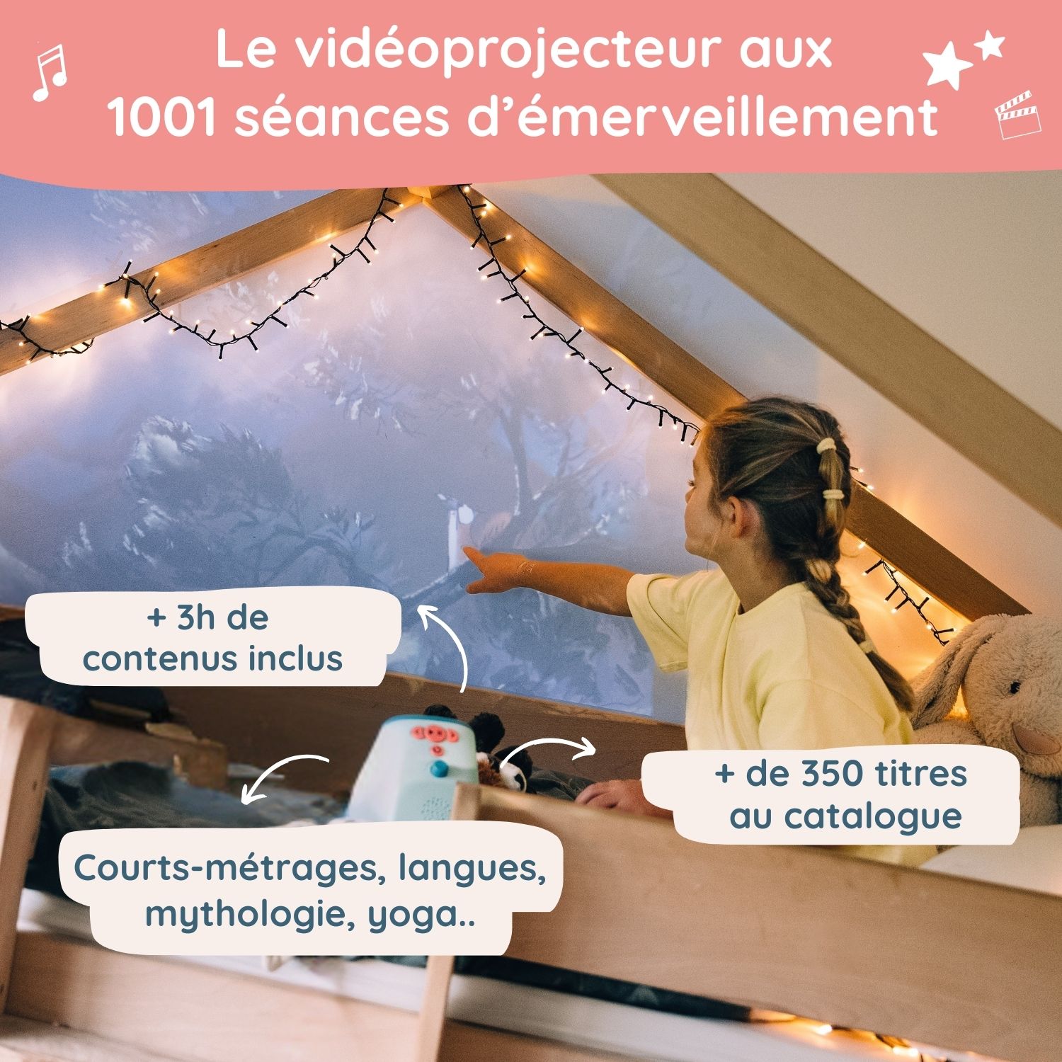 Vidéoprojecteur Tikino des 3-10 ans (sur secteur) (Tikino) - Image 2