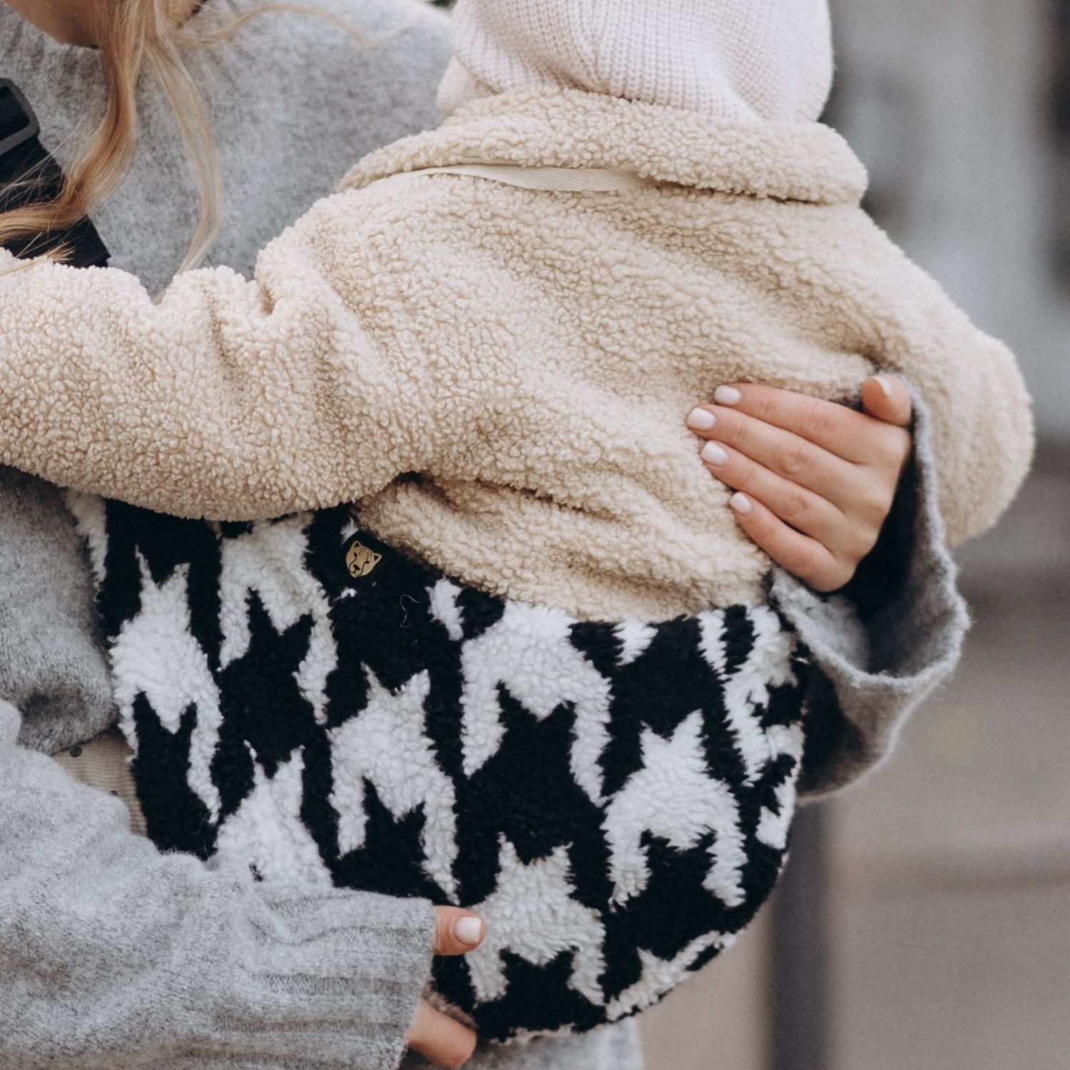 Porte bébé enfant Teddy Houndstooth (Wildride) - Image 3