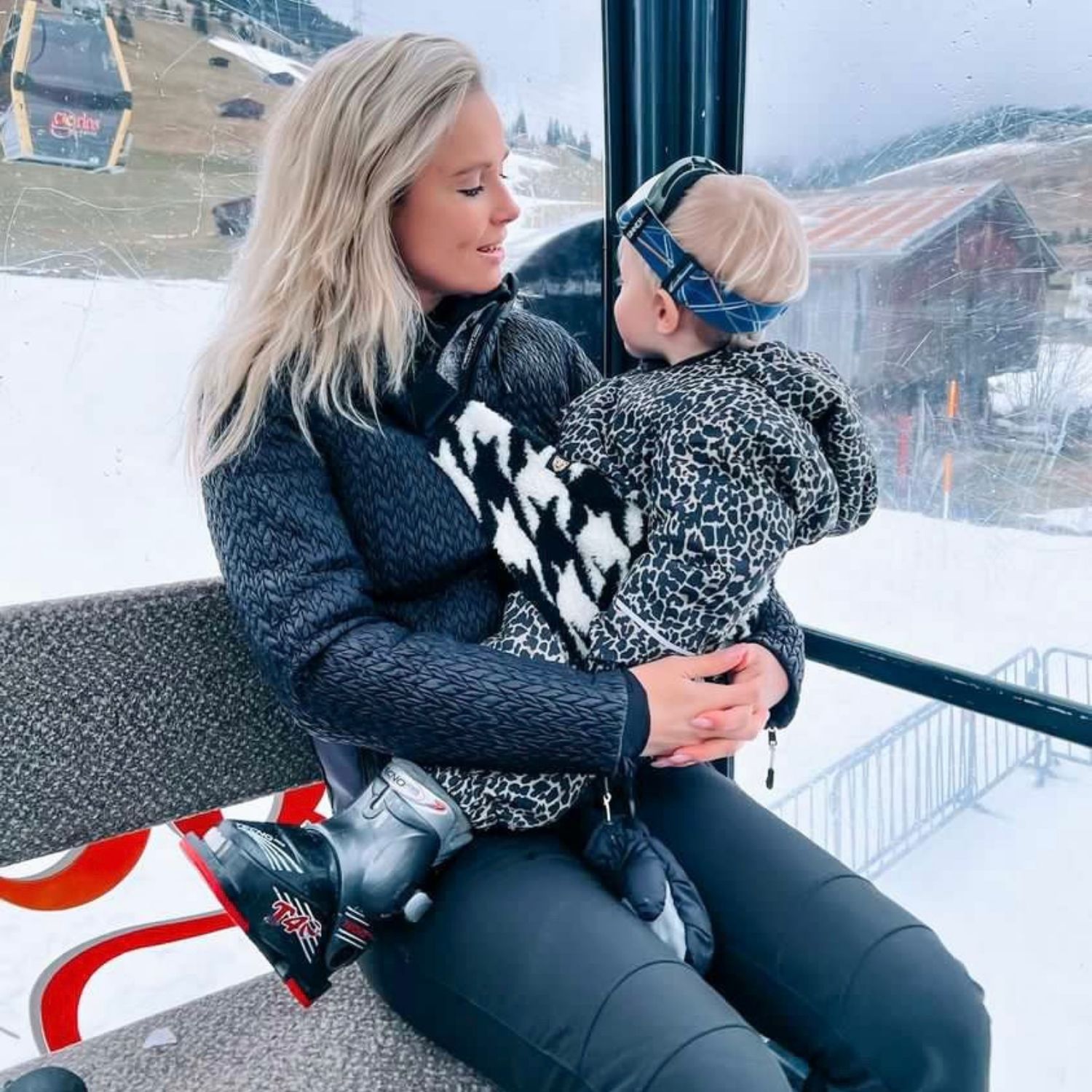 Porte bébé enfant Teddy Houndstooth (Wildride) - Image 4