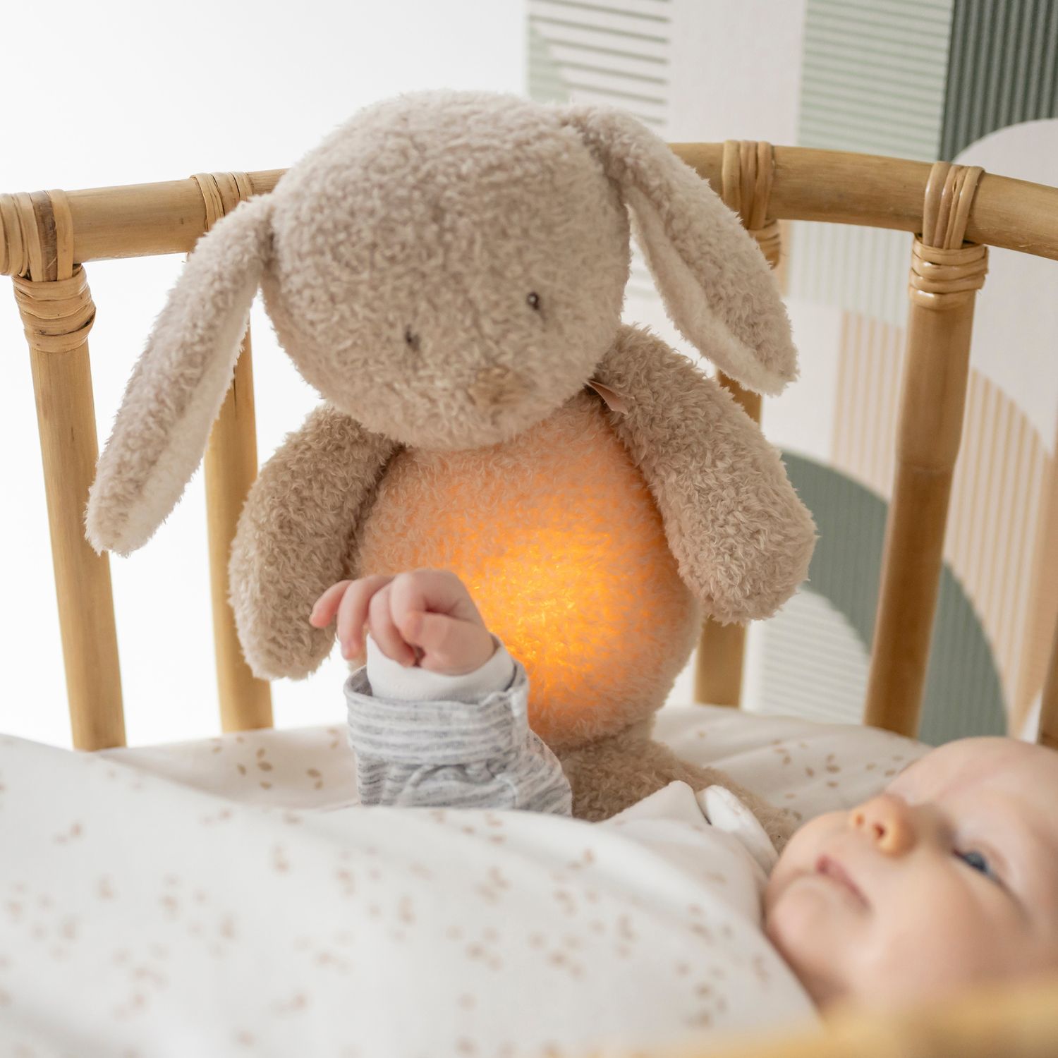 Peluche veilleuse Sleepy Teddy Lapin Beige (Nattou) - Image 1