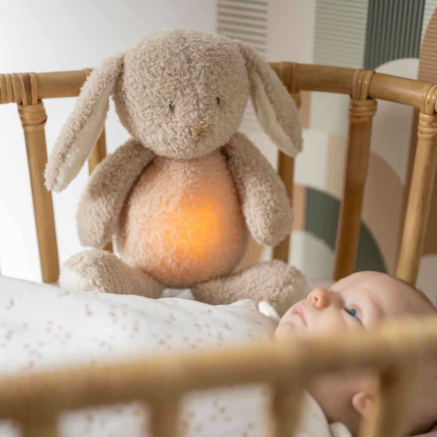 Peluche veilleuse Sleepy Teddy Lapin Beige (Nattou) - Image 4