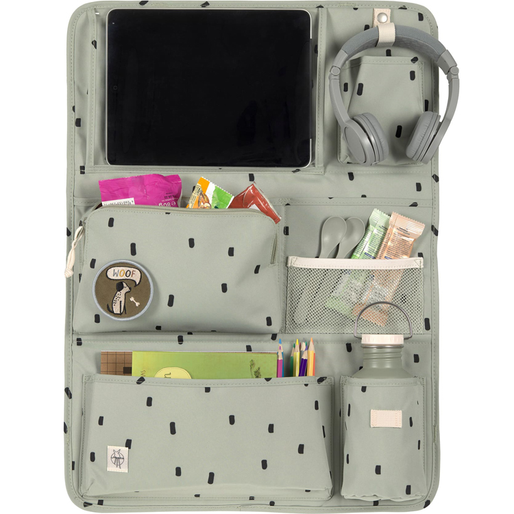 Organiseur de voiture Happy Prints olive clair (Lassig) - Image 6