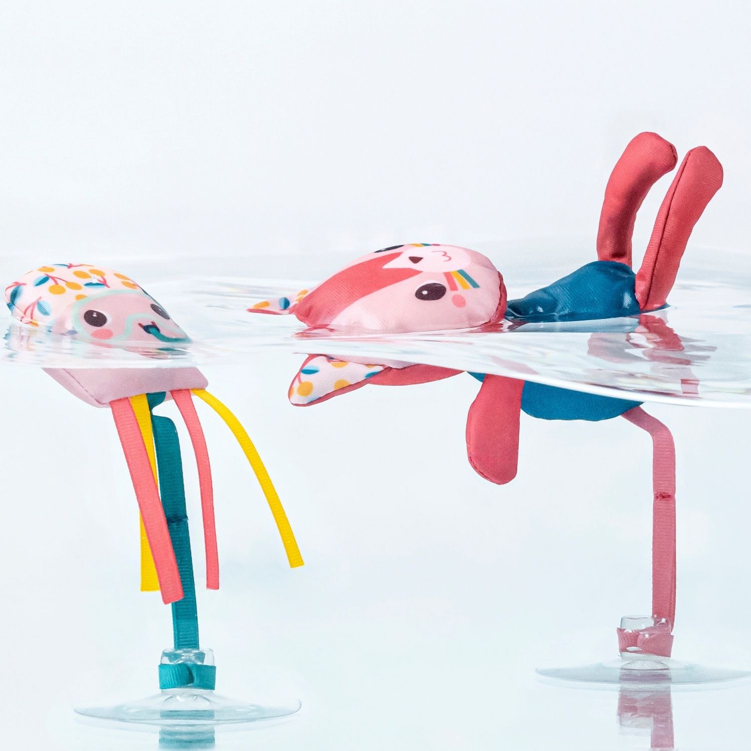 Lot de 3 jouets de bain à ventouse Jeanne (Lilliputiens) - Image 1