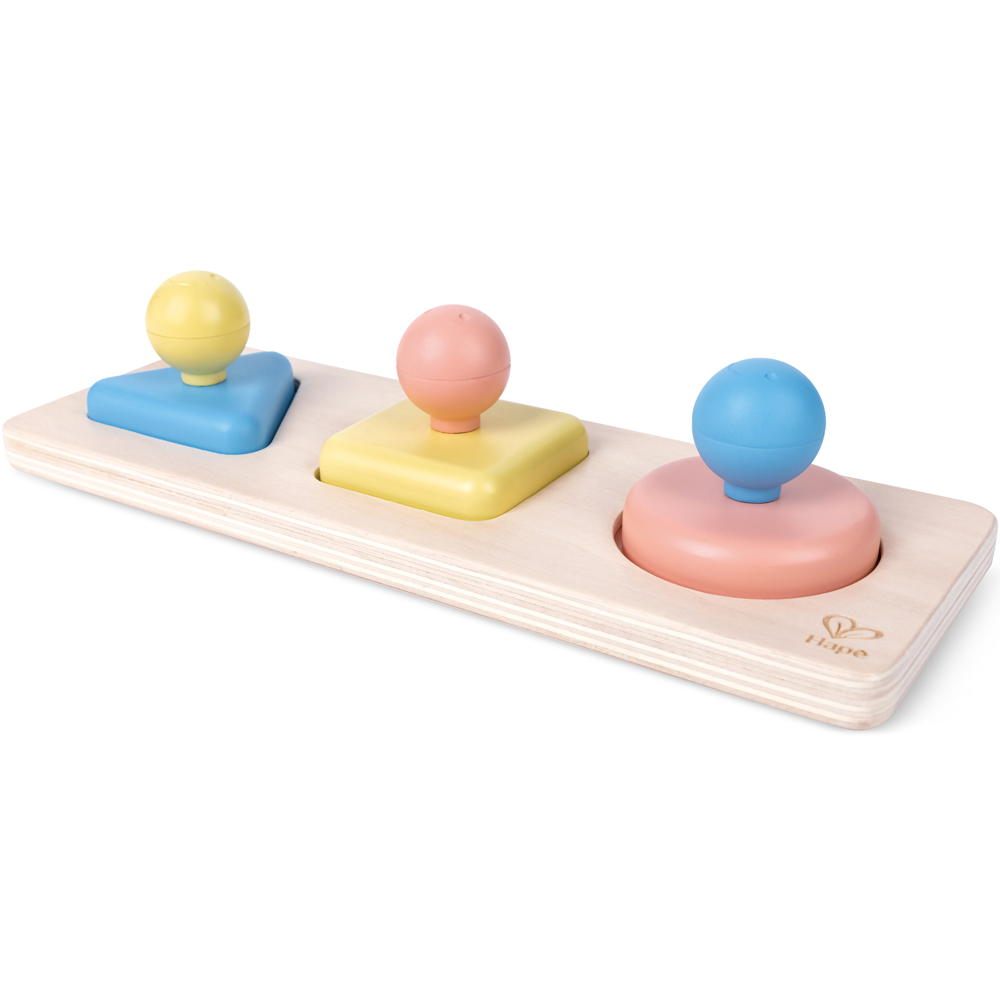 Hape - Puzzle trieur de formes Montessori en riz