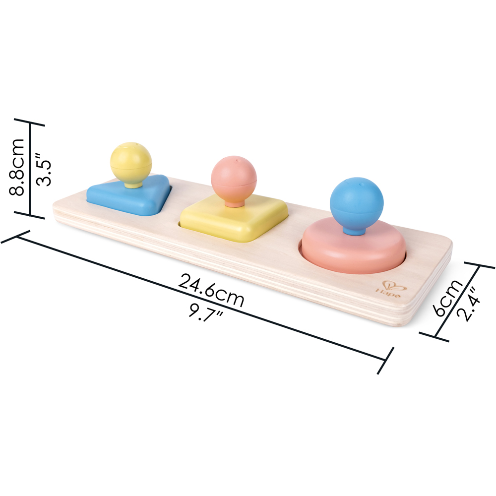 Puzzle trieur de formes Montessori en riz (Hape) - Image 5
