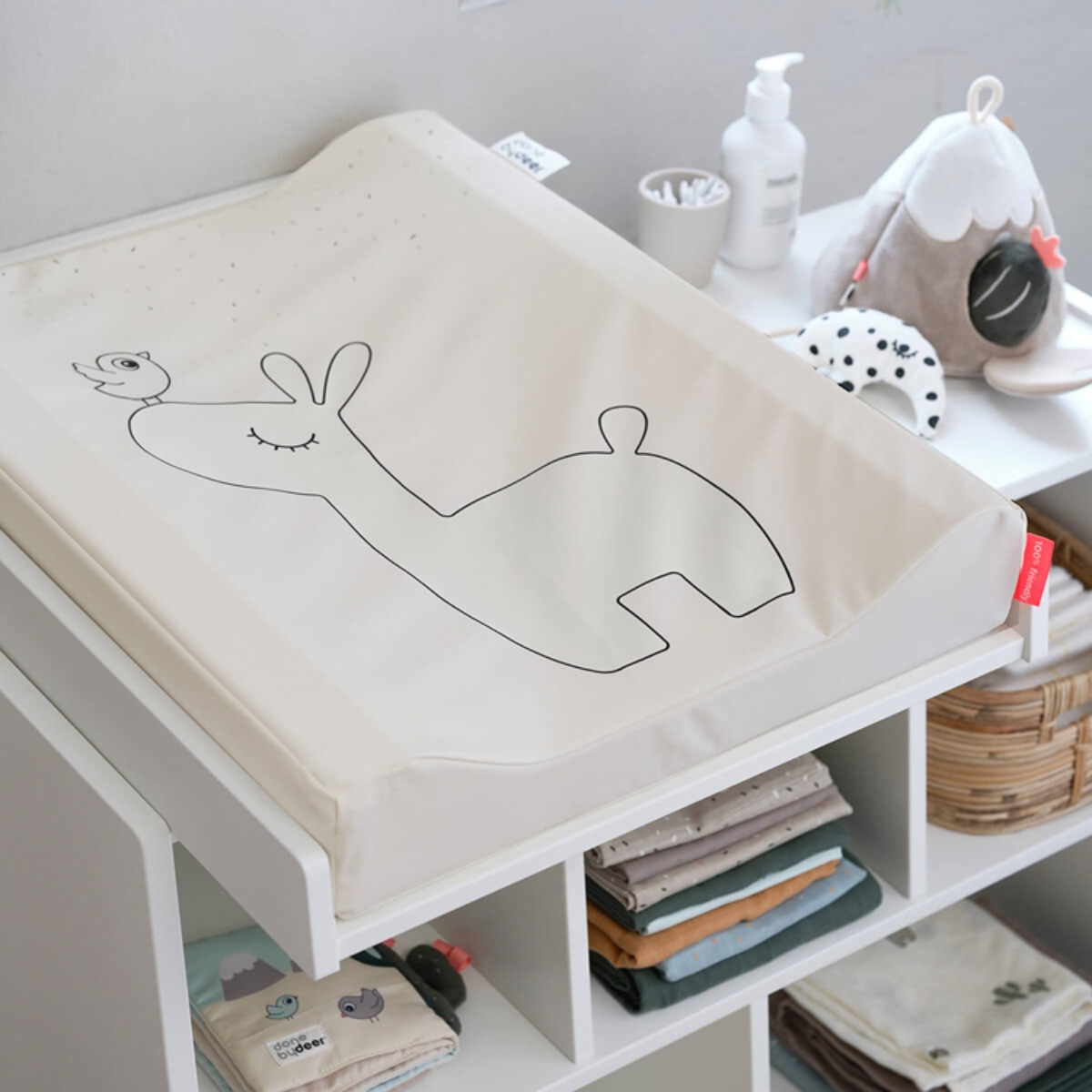 Matelas à langer Easy wipe Lalee Sable (50 x 65 cm) (Done by deer) - Image 2