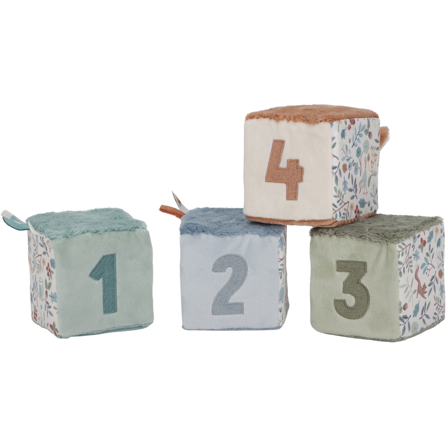 Lot de 4 cubes doux Forest Friends (Little Dutch) - Image 2