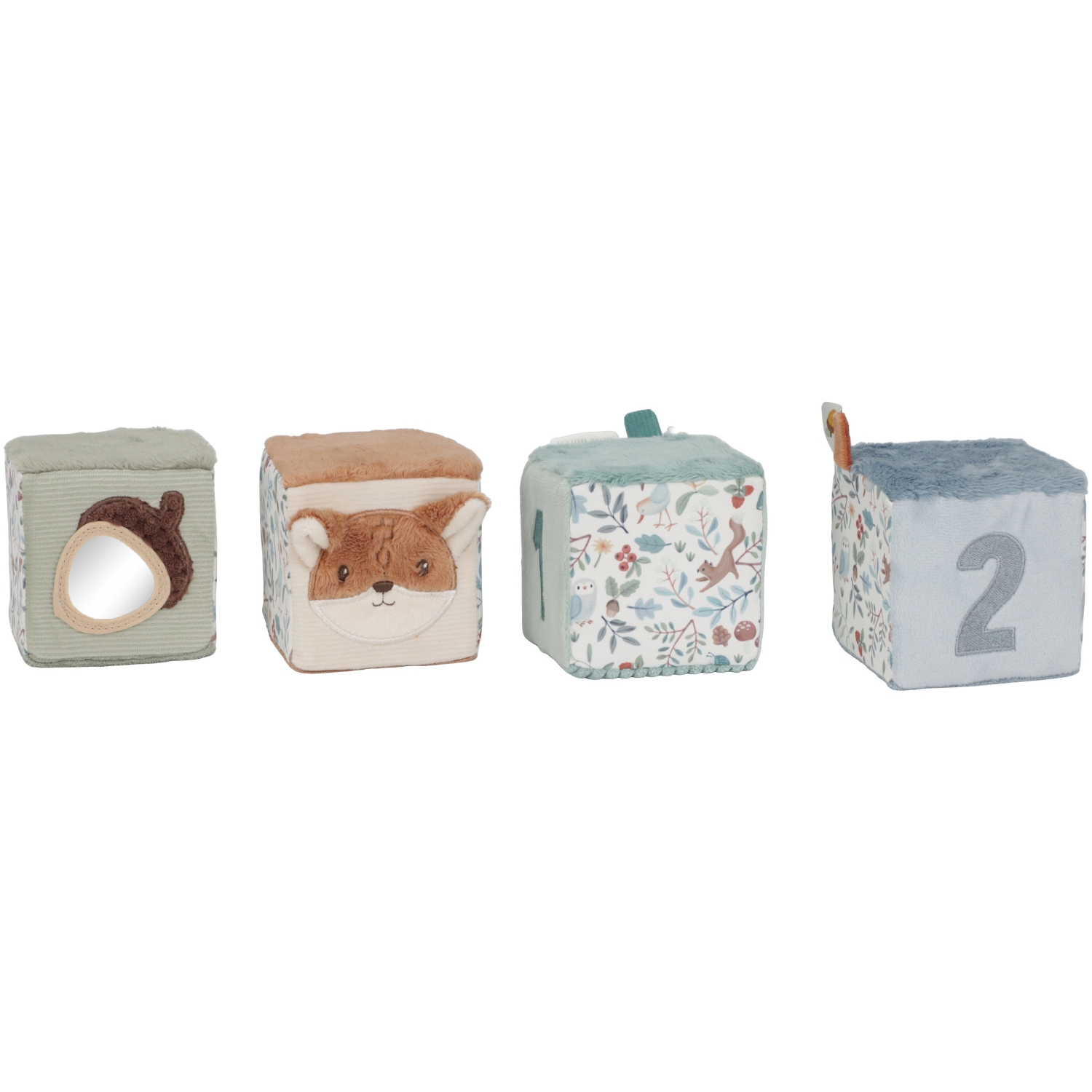 Lot de 4 cubes doux Forest Friends (Little Dutch) - Image 3