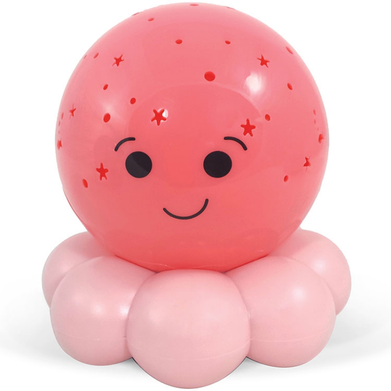 Petite veilleuse nomade bébé poulpe rose (Cloud B) - Image 1
