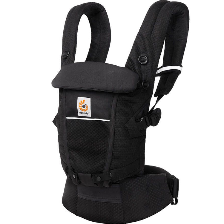 Porte bébé Adapt SoftFlex Mesh Noir onyx (Ergobaby) - Couverture