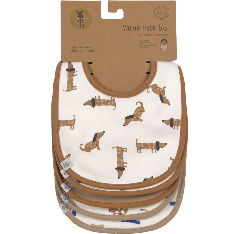 Lot de 5 bavoirs Little Mateys (Lassig) - Image 4