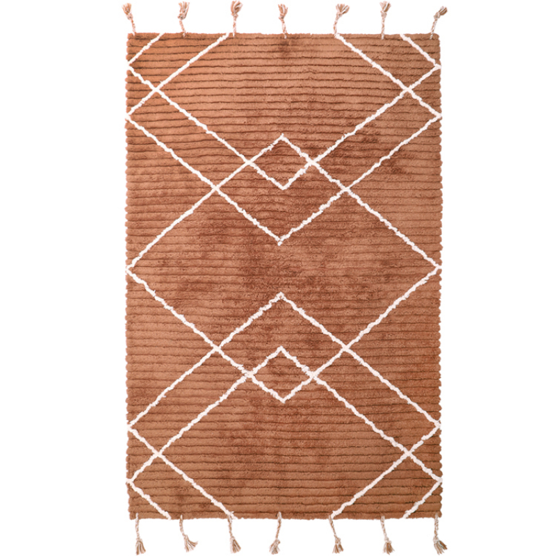 Nattiot - Tapis rectangulaire Lässa toffee (100 x 150 cm)