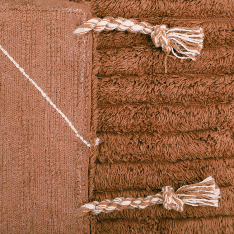 Tapis rectangulaire Lässa toffee (100 x 150 cm) (Nattiot) - Image 5