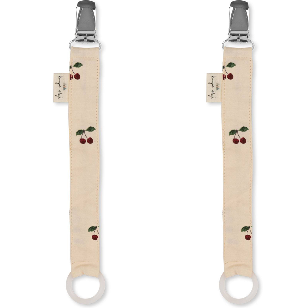Konges Slojd - Lot de 2 attaches sucettes Cherry