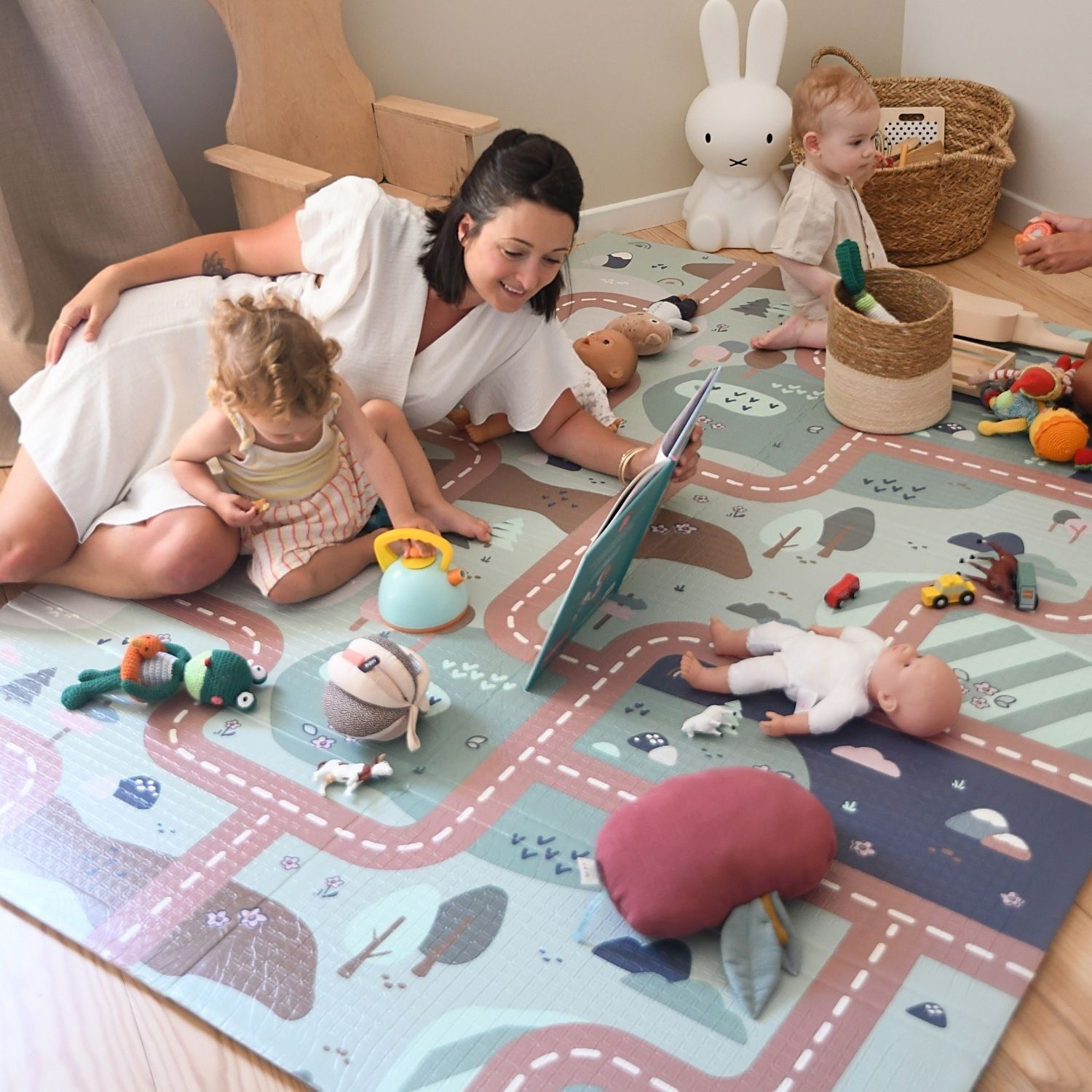 Tapis de motricité XL réversible Play Life Landform (Béaba) - Image 3