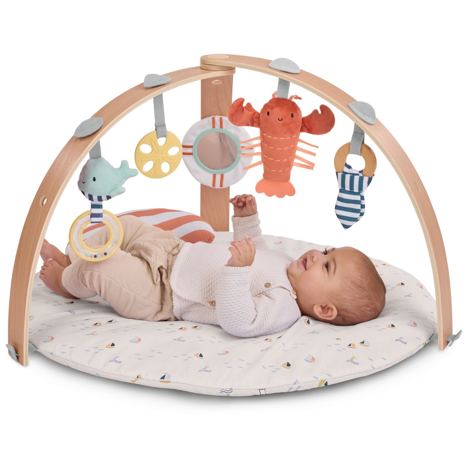 Tapis d'éveil réversible Cozy Spot avec arche en bois (Kids2) - Image 2
