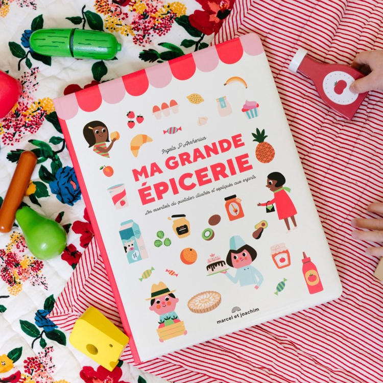 Livre Ma grande épicerie : les essentiels du quotidien illustrés et expliqués aux enfants (Marcel et Joachim) - Image 1