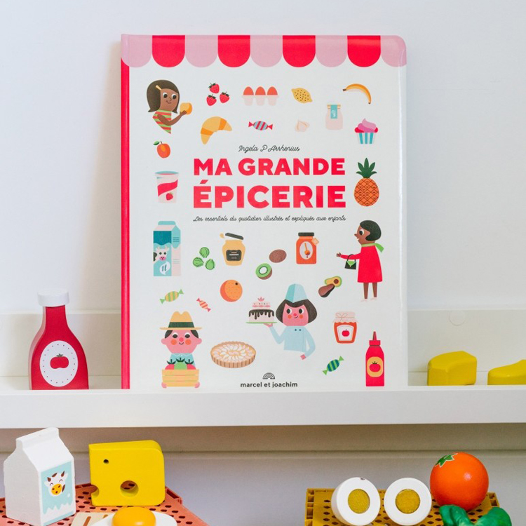 Livre Ma grande épicerie : les essentiels du quotidien illustrés et expliqués aux enfants (Marcel et Joachim) - Image 4