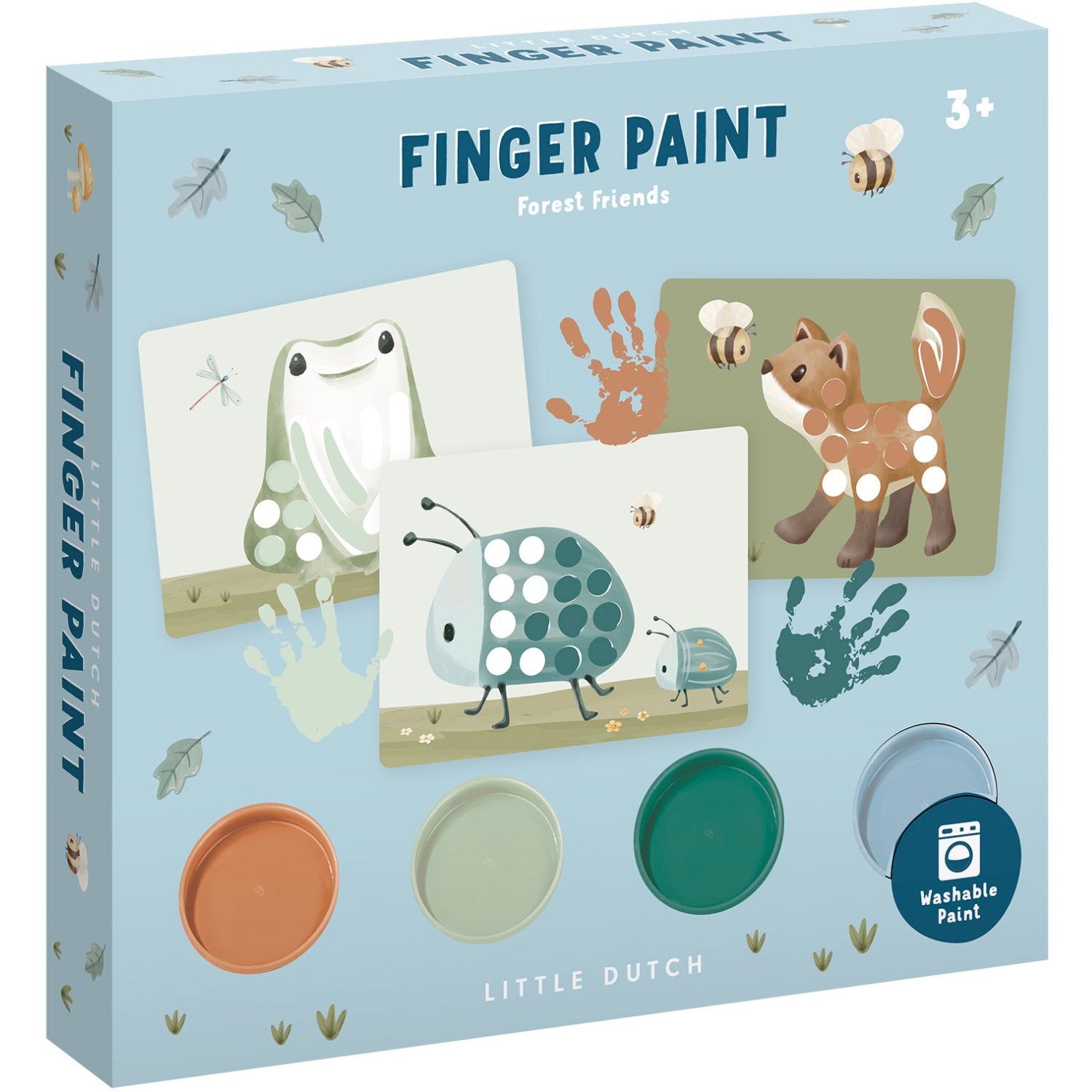 Kit de peinture au doigt Forest Friends (Little Dutch) - Image 9