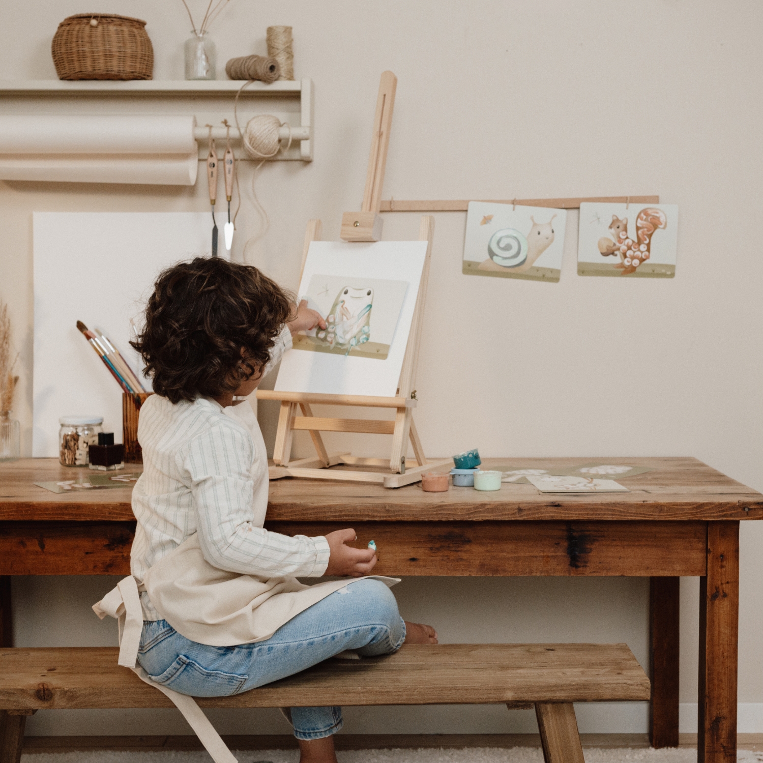 Kit de peinture au doigt Forest Friends (Little Dutch) - Image 2