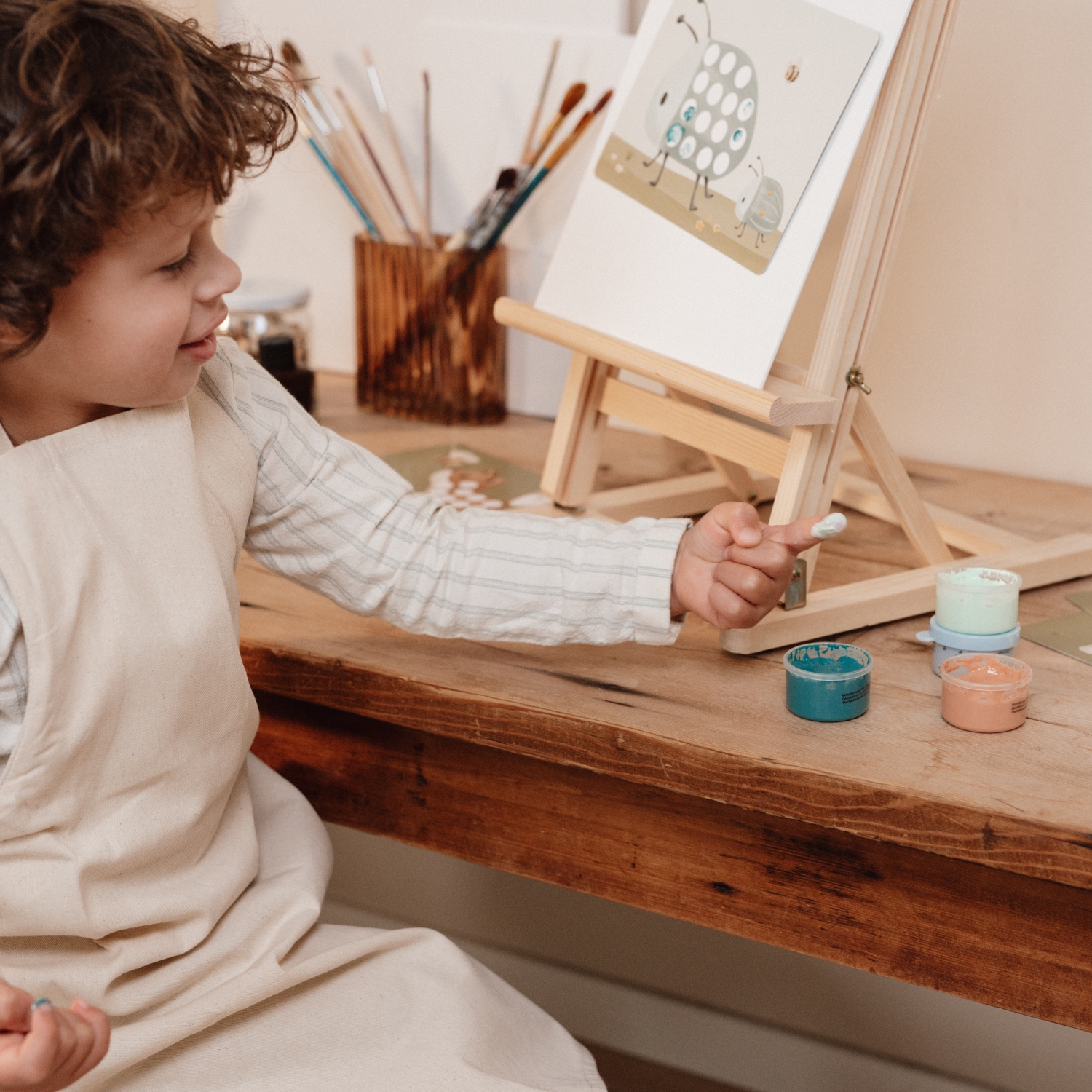 Kit de peinture au doigt Forest Friends (Little Dutch) - Image 3