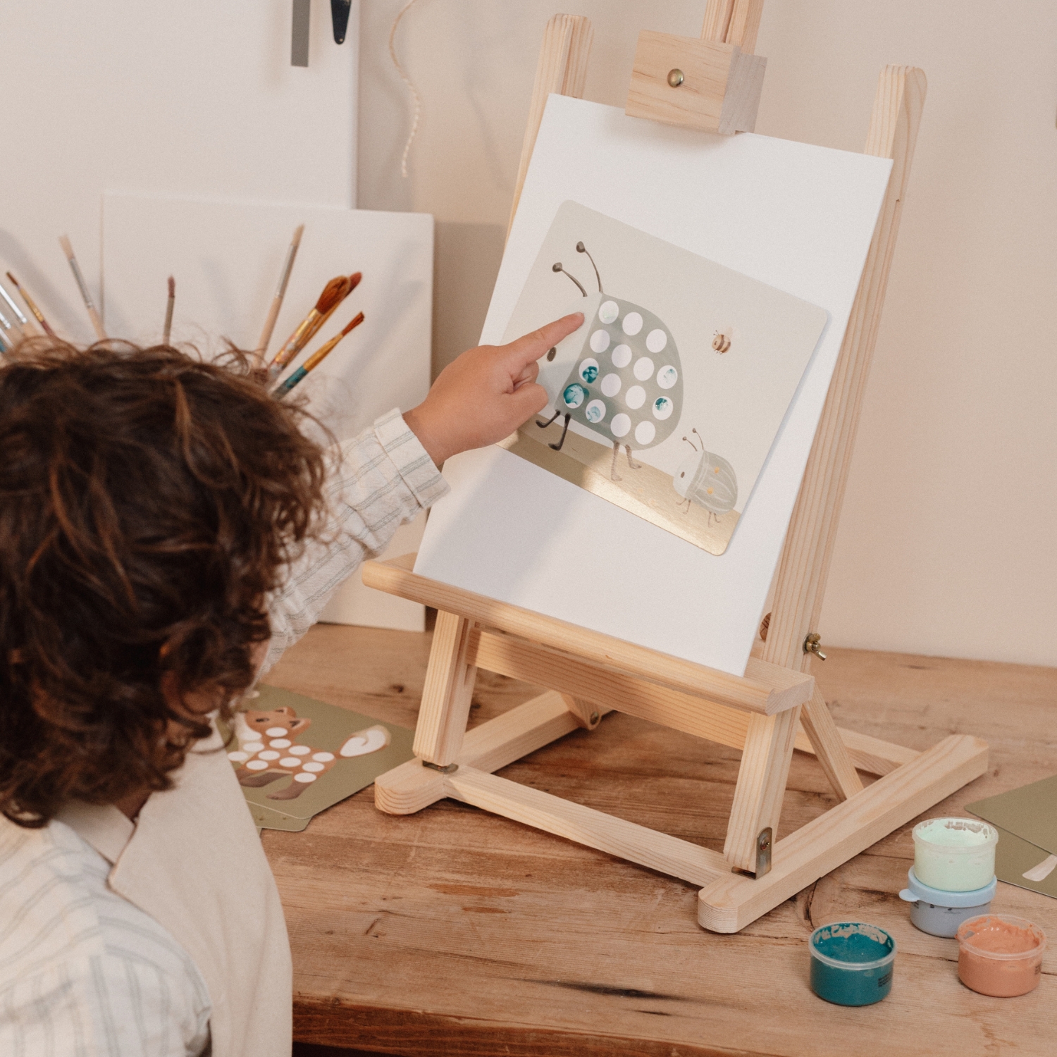 Kit de peinture au doigt Forest Friends (Little Dutch) - Image 4