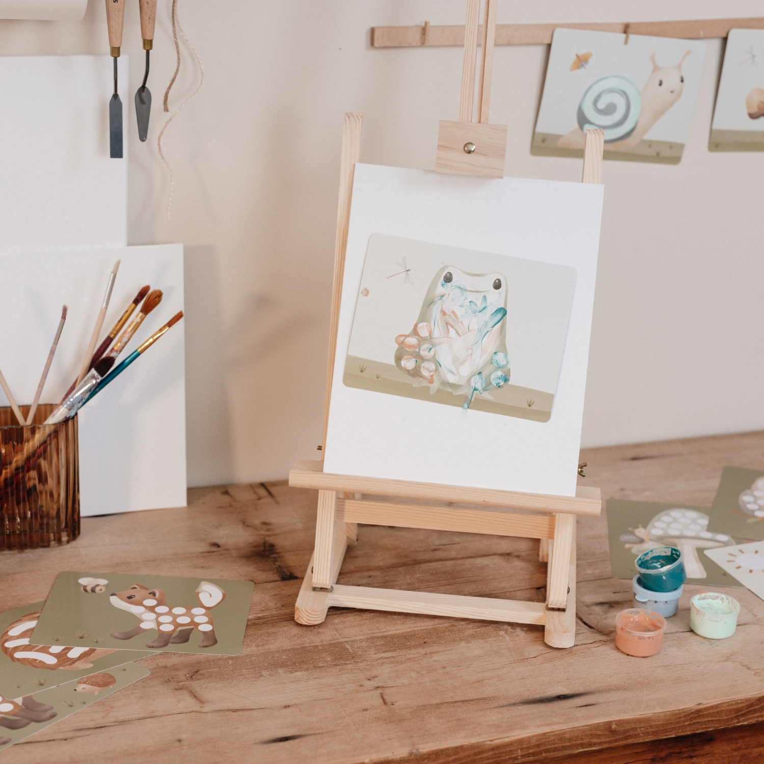Kit de peinture au doigt Forest Friends (Little Dutch) - Image 6