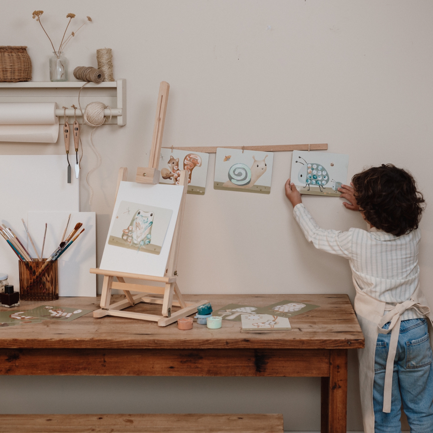 Kit de peinture au doigt Forest Friends (Little Dutch) - Image 7