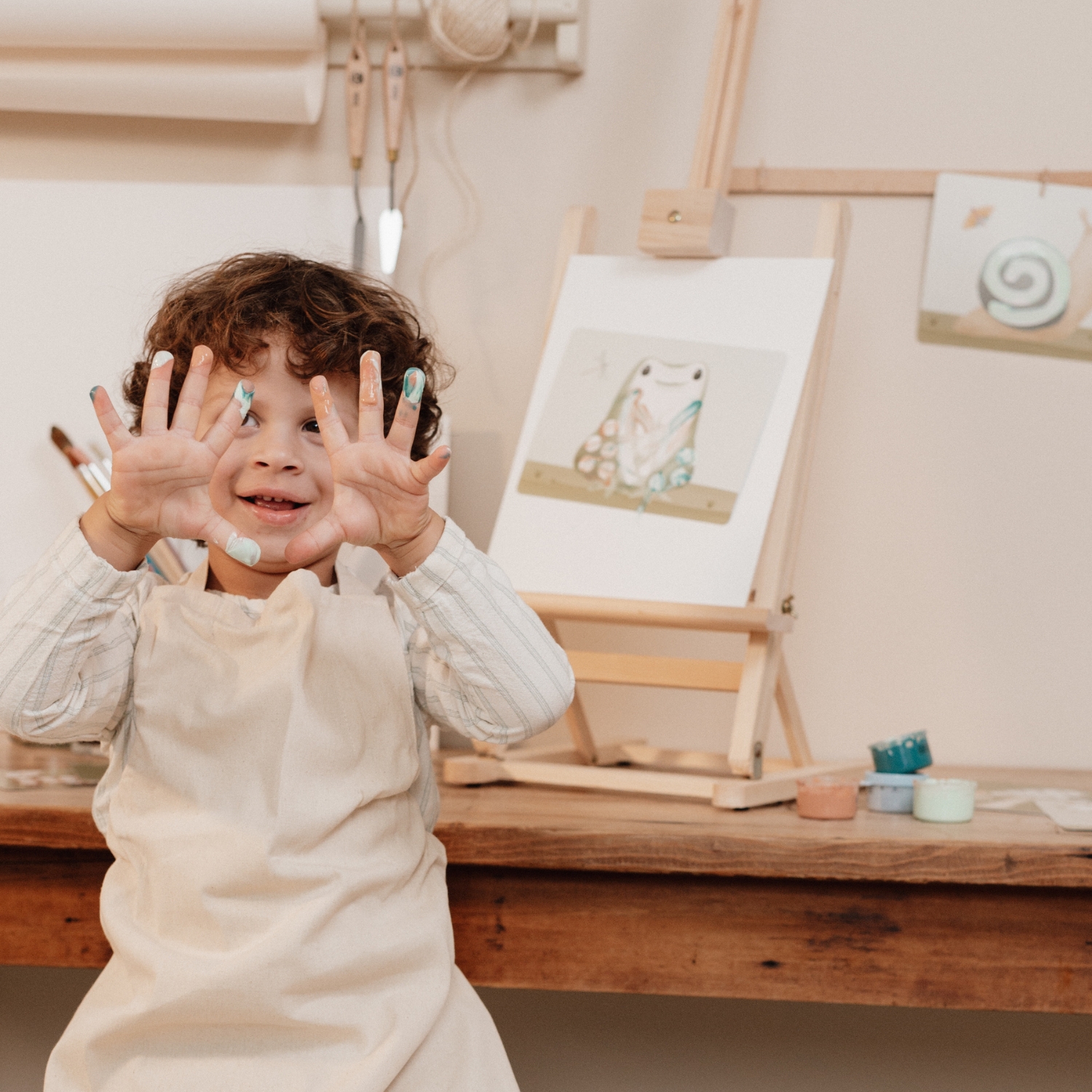 Kit de peinture au doigt Forest Friends (Little Dutch) - Image 8