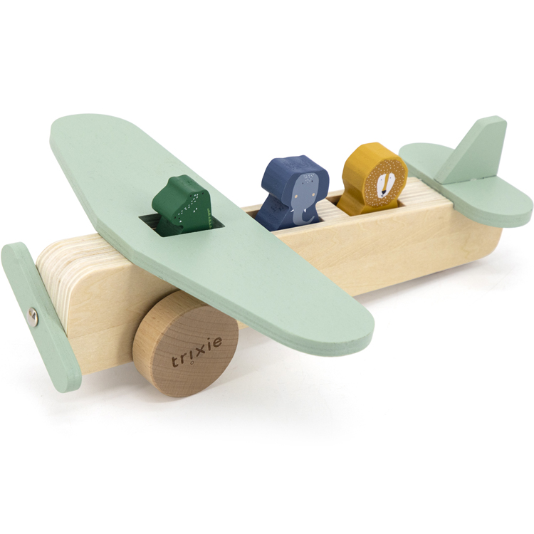 Avion des animaux en bois (Trixie) - Image 7