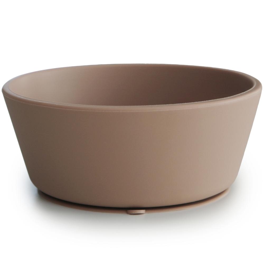 Mushie - Bol à ventouse en silicone Natural