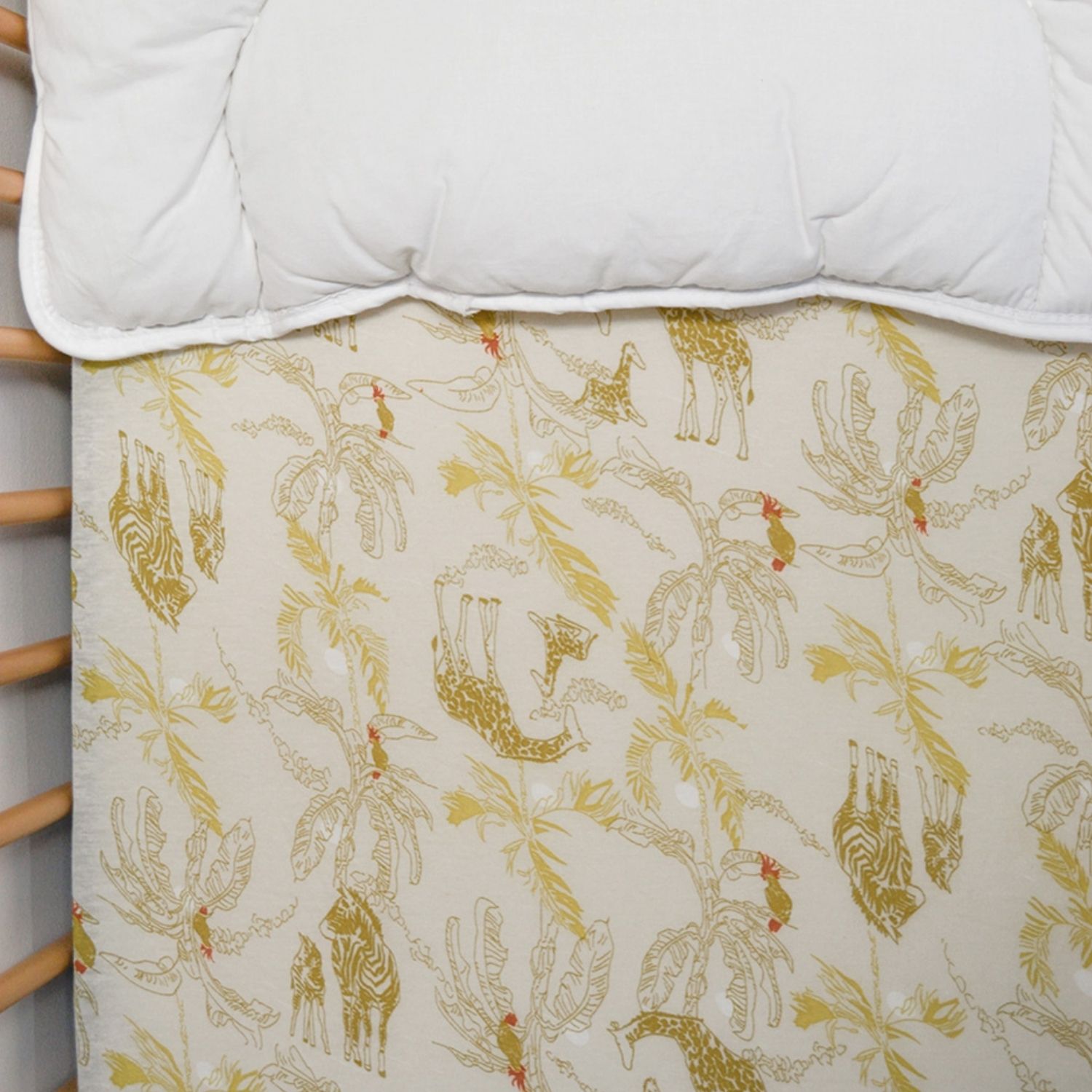 Drap housse en jersey Honey Moon (60 x 120 cm) (Domiva) - Image 1