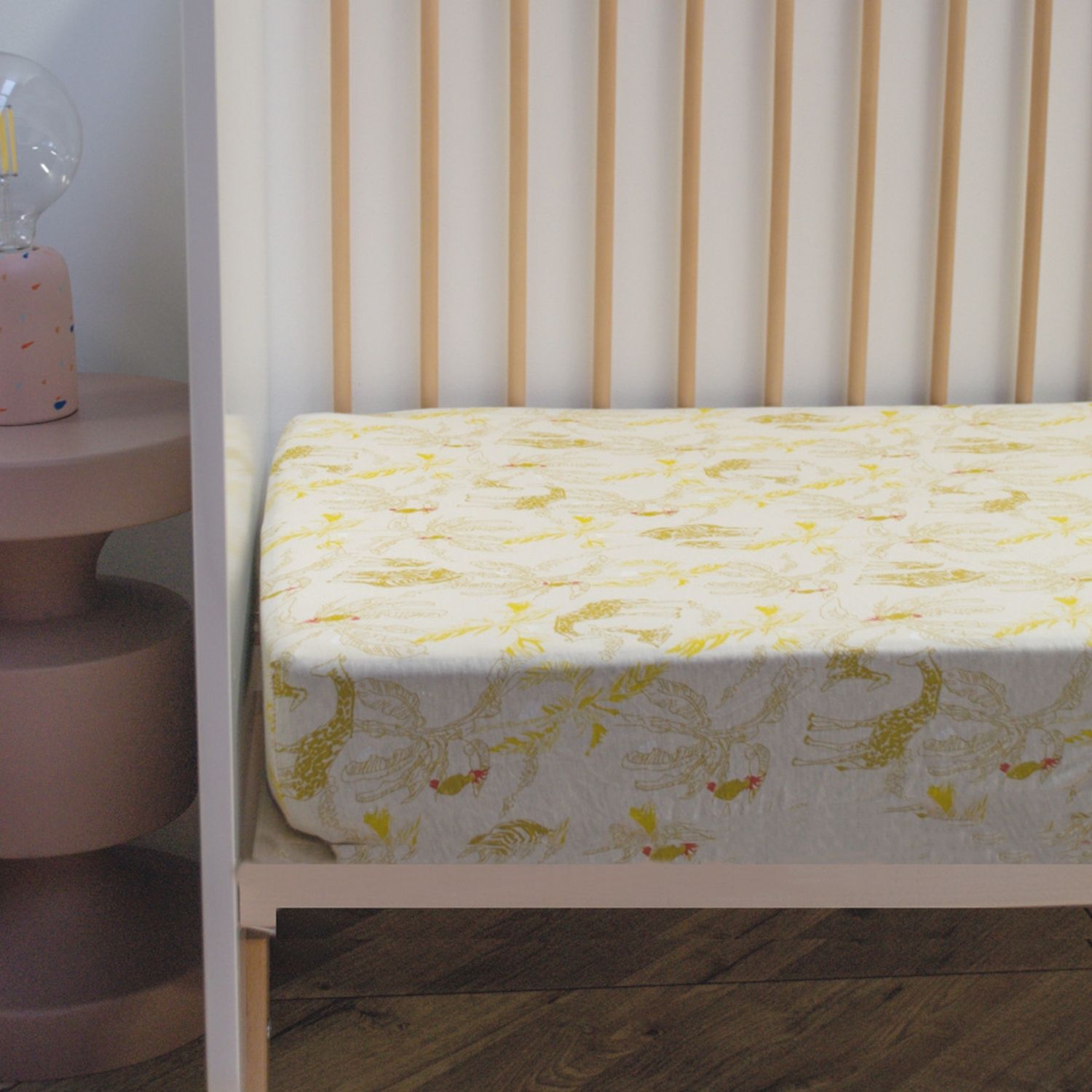 Drap housse en jersey Honey Moon (60 x 120 cm) (Domiva) - Image 2
