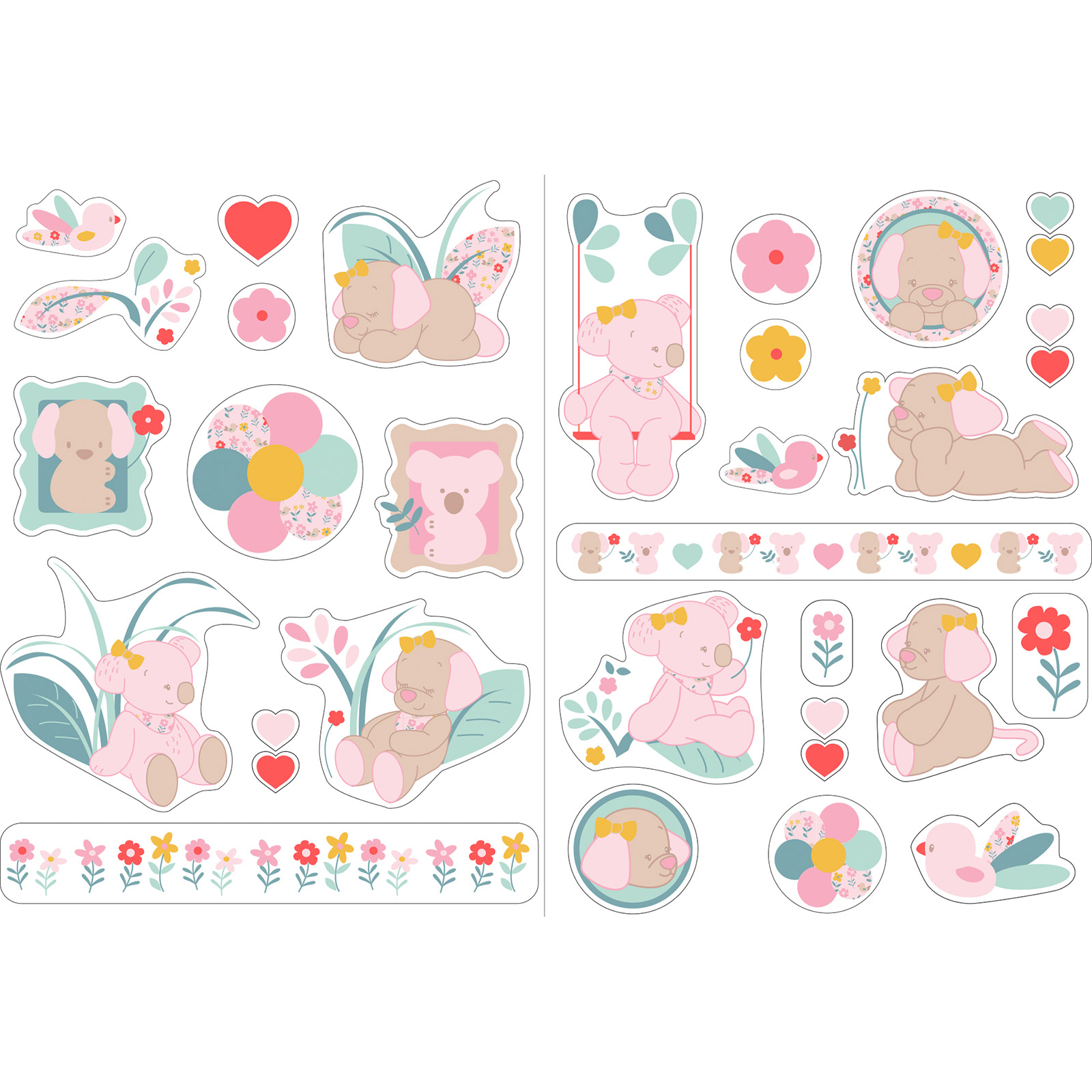 Stickers muraux Iris & Lali