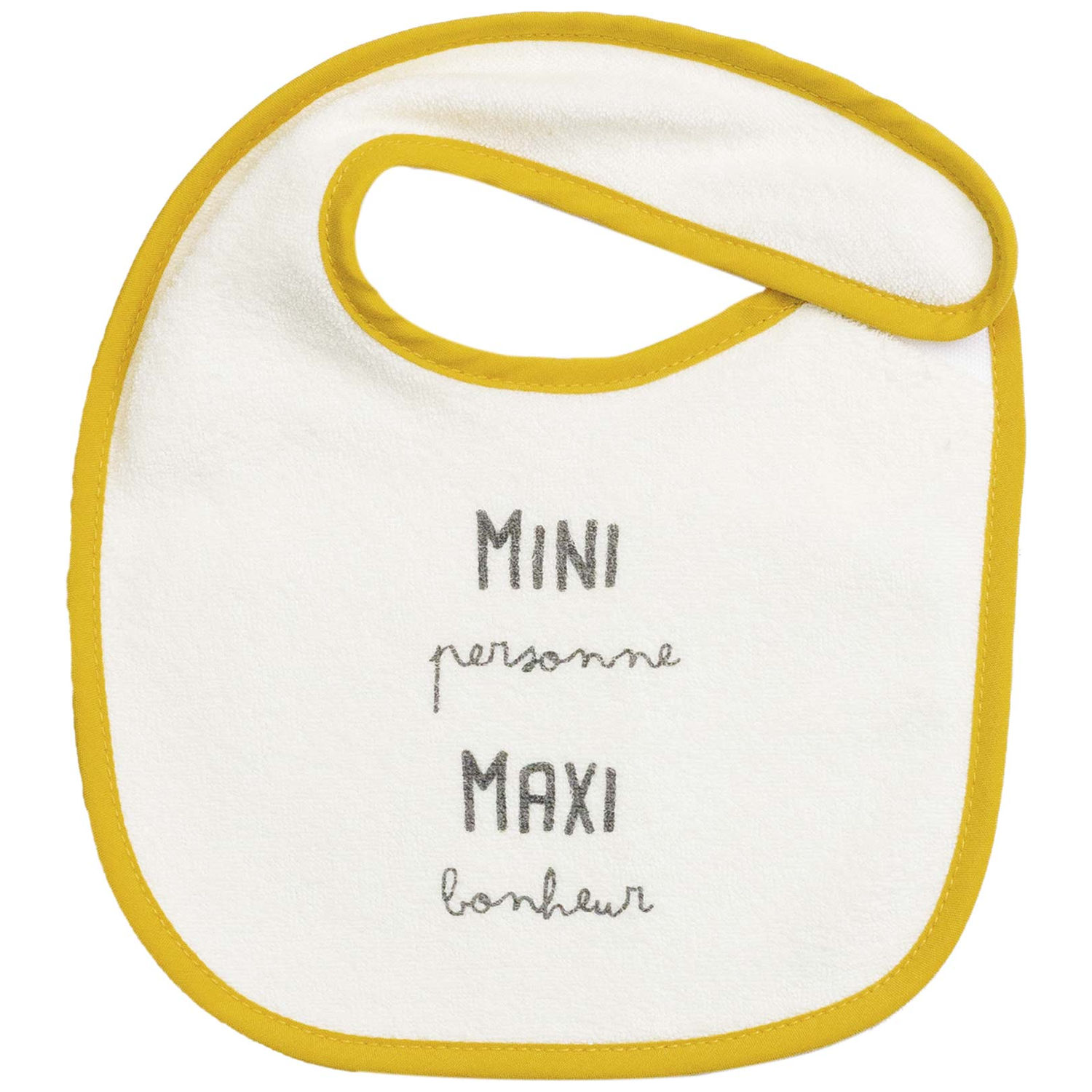Trois Kilos Sept - Lot de 6 bavoirs de naissance Mot Tendres