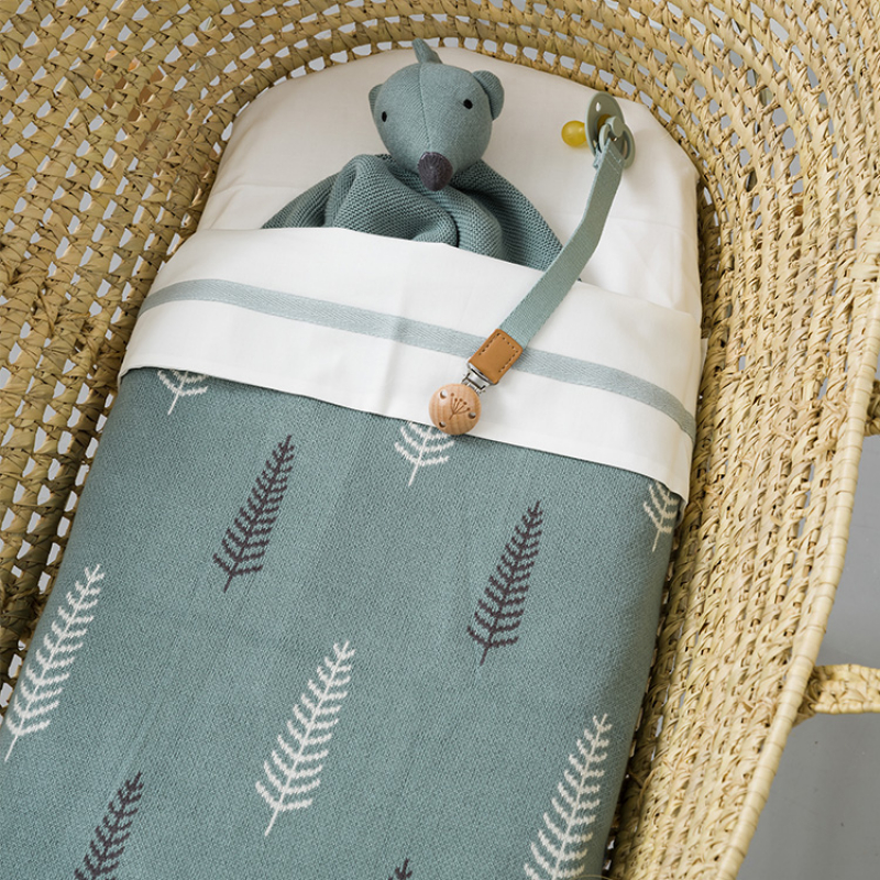 Couverture bébé en coton bio Forest (80 x 100 cm) (Fresk) - Image 5