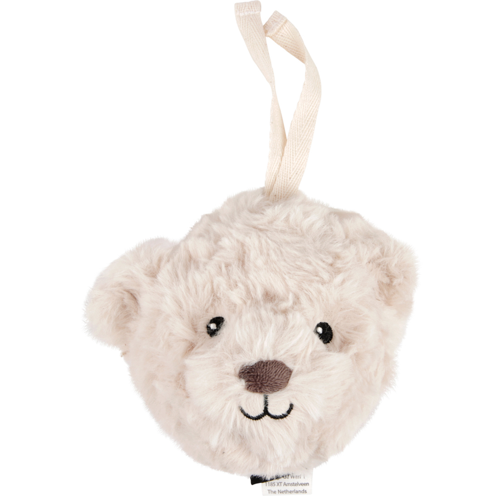 Peluche bruit blanc à suspendre Lou beige (8 cm) (FLOW) - Image 1