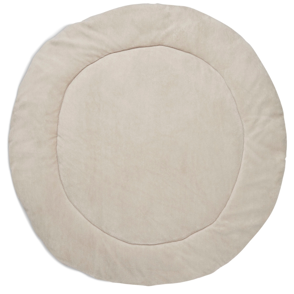 Tapis de jeu rond Basic Knit Nougat (95 cm) (Jollein) - Image 1
