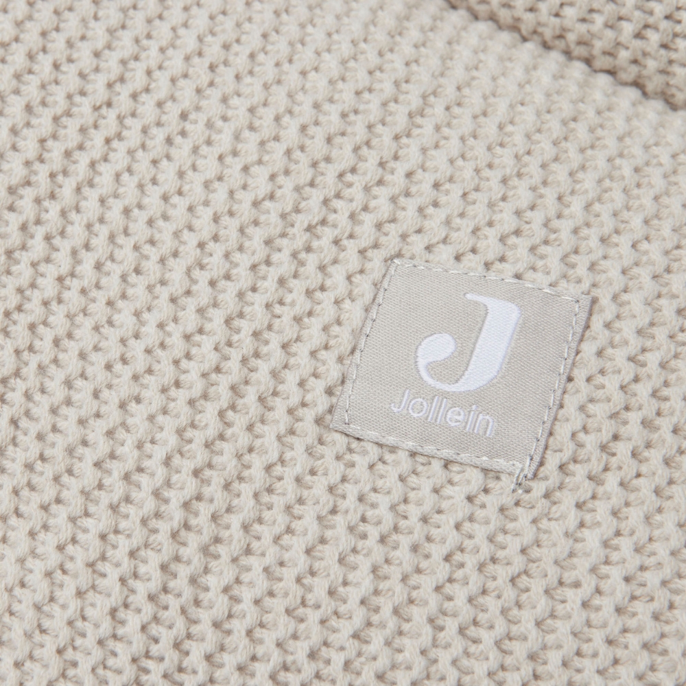 Tapis de jeu rond Basic Knit Nougat (95 cm) (Jollein) - Image 2
