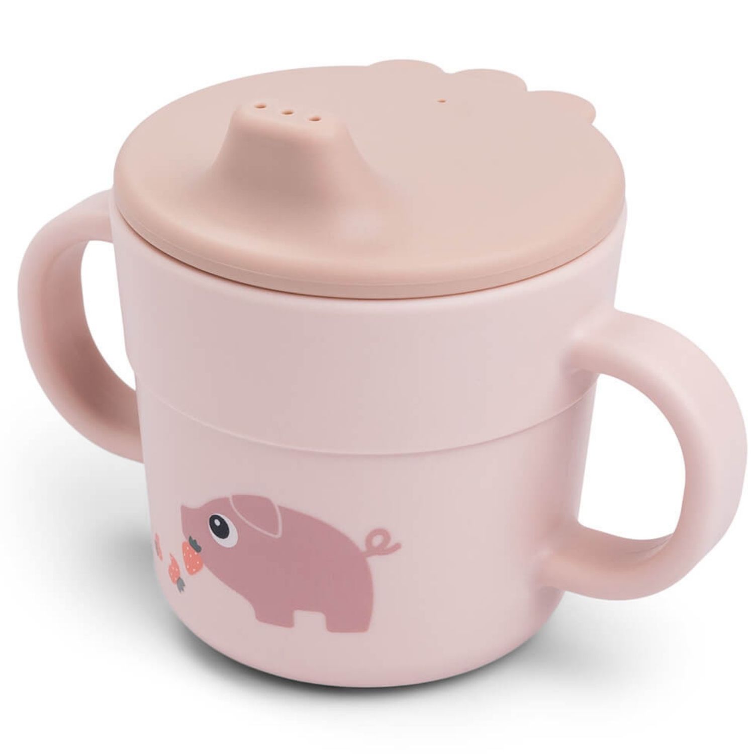 Done by deer - Tasse d'apprentissage Foodie Tiny farm Rose