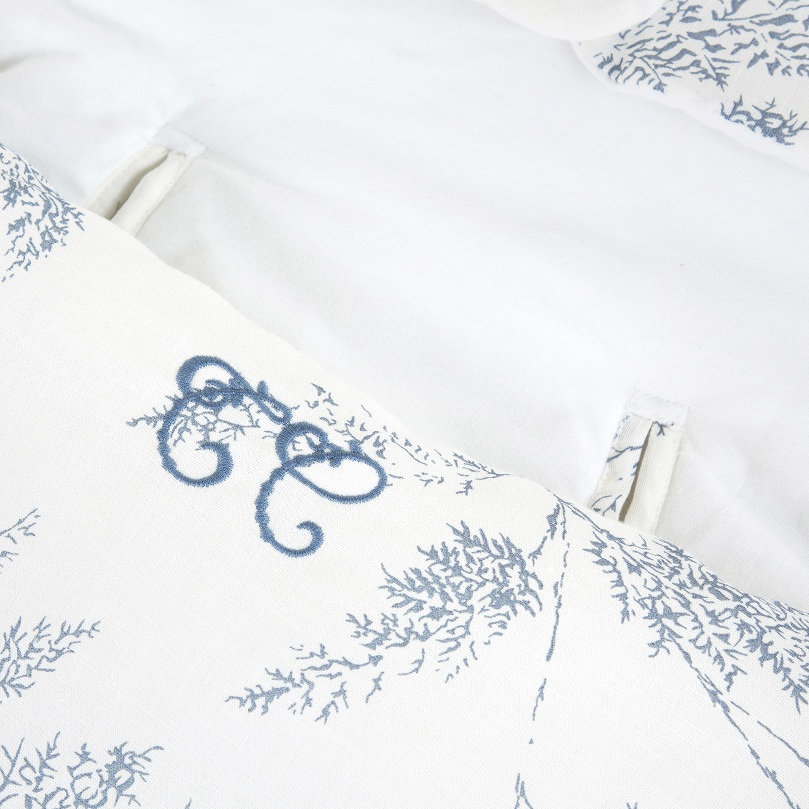 Nid d'ange passe sangle Feuillage bleu (85 cm) (Tartine et Chocolat) - Image 2